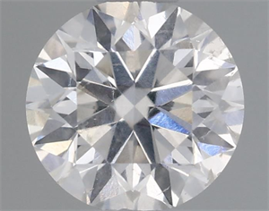 Picture of Natural Diamond 0.50 Carats, Round with Excellent Cut, H Color, SI2 Clarity and Certified by IGI