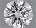 Natural Diamond 0.40 Carats, Round with Excellent Cut, H Color, VS2 Clarity and Certified by GIA