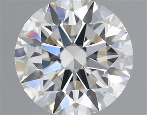 Picture of Natural Diamond 0.57 Carats, Round with Excellent Cut, H Color, VS1 Clarity and Certified by IGI