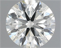 Natural Diamond 0.61 Carats, Round with Excellent Cut, K Color, SI1 Clarity and Certified by IGI