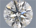 Natural Diamond 0.40 Carats, Round with Excellent Cut, I Color, VS2 Clarity and Certified by IGI