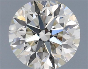 Picture of Natural Diamond 0.40 Carats, Round with Excellent Cut, I Color, VS2 Clarity and Certified by IGI