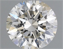 Natural Diamond 0.42 Carats, Round with Excellent Cut, H Color, SI2 Clarity and Certified by IGI