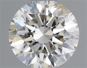 Picture of Natural Diamond 0.42 Carats, Round with Excellent Cut, H Color, SI2 Clarity and Certified by IGI