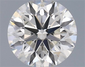 Picture of Natural Diamond 0.42 Carats, Round with Excellent Cut, G Color, VS1 Clarity and Certified by IGI