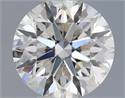 Natural Diamond 0.40 Carats, Round with Excellent Cut, H Color, VS1 Clarity and Certified by IGI