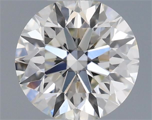 Picture of Natural Diamond 0.40 Carats, Round with Excellent Cut, H Color, VS1 Clarity and Certified by IGI