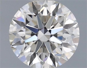 Picture of Natural Diamond 0.41 Carats, Round with Excellent Cut, G Color, VS1 Clarity and Certified by IGI