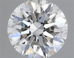 Picture of Natural Diamond 0.41 Carats, Round with Excellent Cut, G Color, VS1 Clarity and Certified by IGI