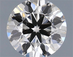 Picture of Natural Diamond 0.40 Carats, Round with Excellent Cut, G Color, SI1 Clarity and Certified by IGI