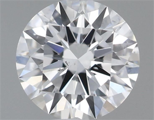 Picture of Natural Diamond 0.42 Carats, Round with Excellent Cut, F Color, SI1 Clarity and Certified by GIA