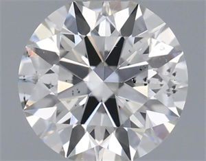 Picture of Natural Diamond 0.50 Carats, Round with Excellent Cut, I Color, SI2 Clarity and Certified by GIA