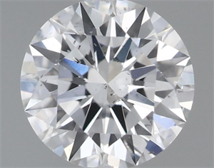 Picture of Natural Diamond 0.41 Carats, Round with Excellent Cut, G Color, SI2 Clarity and Certified by GIA