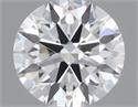 Natural Diamond 0.50 Carats, Round with Excellent Cut, J Color, VS2 Clarity and Certified by GIA