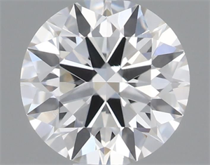 Picture of Natural Diamond 0.50 Carats, Round with Excellent Cut, J Color, VS2 Clarity and Certified by GIA