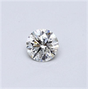 Natural Diamond 0.40 Carats, Round with Excellent Cut, G Color, VS2 Clarity and Certified by GIA