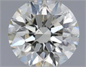 Natural Diamond 0.50 Carats, Round with Excellent Cut, I Color, VS2 Clarity and Certified by IGI