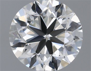 Picture of Natural Diamond 0.50 Carats, Round with Very Good Cut, K Color, VVS2 Clarity and Certified by GIA