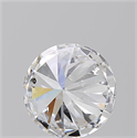 Natural Diamond 2.01 Carats, Round with Excellent Cut, D Color, SI2 Clarity and Certified by GIA