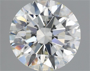 Picture of Natural Diamond 2.01 Carats, Round with Excellent Cut, I Color, VVS2 Clarity and Certified by IGI