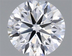 Picture of Natural Diamond 0.40 Carats, Round with Very Good Cut, I Color, VS2 Clarity and Certified by GIA