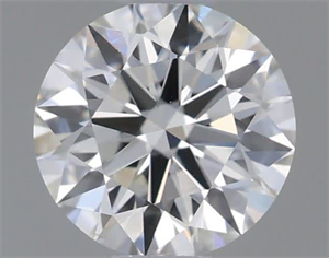 Picture of Natural Diamond 0.40 Carats, Round with Excellent Cut, I Color, VS2 Clarity and Certified by GIA