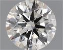 Natural Diamond 0.41 Carats, Round with Excellent Cut, I Color, VS1 Clarity and Certified by IGI