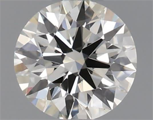 Picture of Natural Diamond 0.41 Carats, Round with Excellent Cut, I Color, VS1 Clarity and Certified by IGI