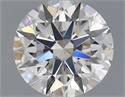 Natural Diamond 0.53 Carats, Round with Excellent Cut, J Color, VS2 Clarity and Certified by GIA