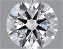 Natural Diamond 0.40 Carats, Round with Excellent Cut, I Color, SI1 Clarity and Certified by IGI