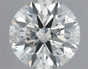 Picture of Natural Diamond 0.40 Carats, Round with Excellent Cut, J Color, SI2 Clarity and Certified by IGI