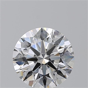 Picture of Natural Diamond 2.01 Carats, Round with Excellent Cut, D Color, VVS2 Clarity and Certified by GIA