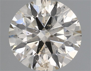 Picture of Natural Diamond 0.50 Carats, Round with Excellent Cut, K Color, SI2 Clarity and Certified by IGI