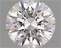 Natural Diamond 0.42 Carats, Round with Excellent Cut, D Color, SI1 Clarity and Certified by GIA