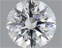 Natural Diamond 0.41 Carats, Round with Excellent Cut, I Color, VVS2 Clarity and Certified by GIA