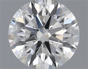 Picture of Natural Diamond 0.42 Carats, Round with Excellent Cut, J Color, SI2 Clarity and Certified by GIA