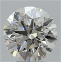 Natural Diamond 4.64 Carats, Round with Excellent Cut, K Color, IF Clarity and Certified by GIA