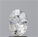 Natural Diamond 2.03 Carats, Round with Excellent Cut, H Color, SI1 Clarity and Certified by GIA