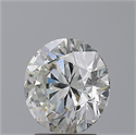 Natural Diamond 2.36 Carats, Round with Excellent Cut, H Color, SI2 Clarity and Certified by GIA