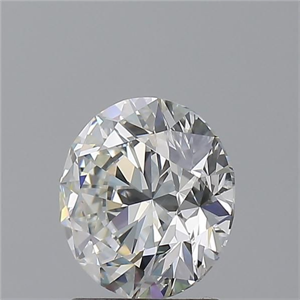 Picture of Natural Diamond 1.59 Carats, Round with Excellent Cut, G Color, SI1 Clarity and Certified by GIA