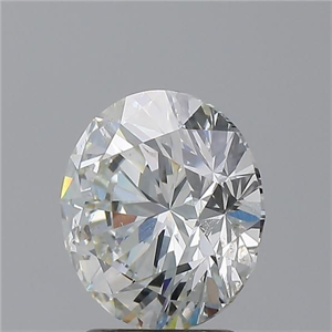 Picture of Natural Diamond 2.55 Carats, Round with Excellent Cut, H Color, SI2 Clarity and Certified by GIA