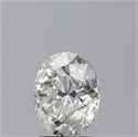 Natural Diamond 2.06 Carats, Round with Excellent Cut, J Color, SI2 Clarity and Certified by GIA