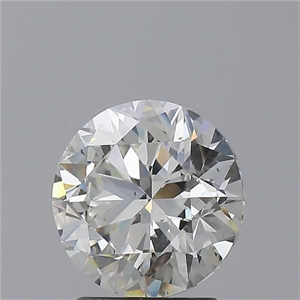 Picture of Natural Diamond 2.00 Carats, Round with Very Good Cut, I Color, SI1 Clarity and Certified by GIA