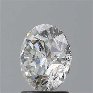 Picture of Natural Diamond 2.02 Carats, Round with Excellent Cut, I Color, SI2 Clarity and Certified by GIA