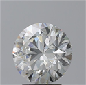 Natural Diamond 2.51 Carats, Round with Excellent Cut, H Color, SI2 Clarity and Certified by GIA