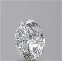 Natural Diamond 2.70 Carats, Round with Excellent Cut, H Color, SI2 Clarity and Certified by GIA