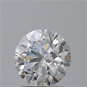 Picture of Natural Diamond 1.54 Carats, Round with Excellent Cut, F Color, SI1 Clarity and Certified by GIA