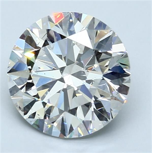 Picture of Natural Diamond 3.03 Carats, Round with Excellent Cut, F Color, SI1 Clarity and Certified by GIA