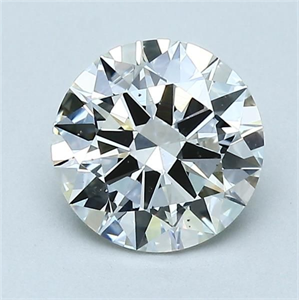 Picture of Natural Diamond 1.50 Carats, Round with Excellent Cut, I Color, VS2 Clarity and Certified by GIA