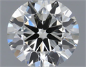 Natural Diamond 0.40 Carats, Round with Good Cut, I Color, SI1 Clarity and Certified by IGI